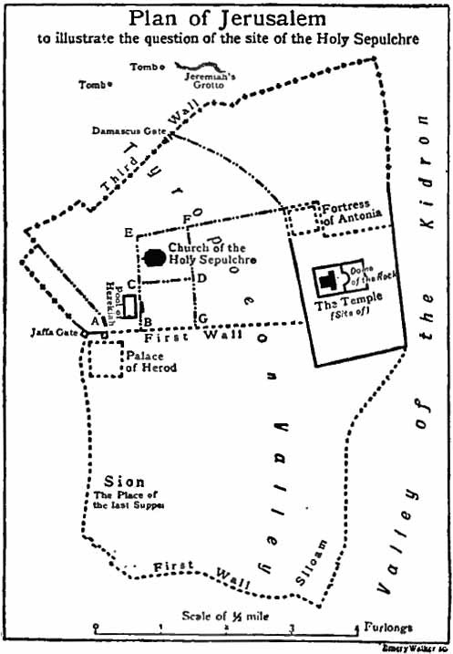 plan of Jerusalem