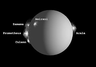 Io Named Volcanoes