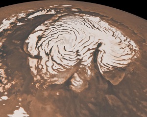 Mars north pole