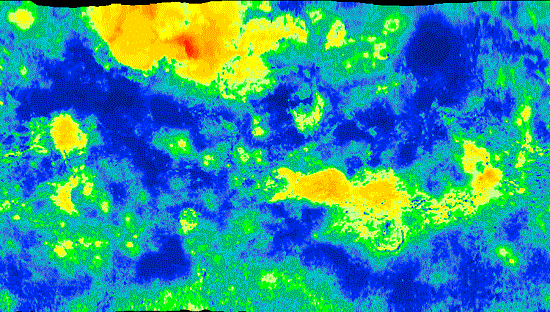 Venus topography