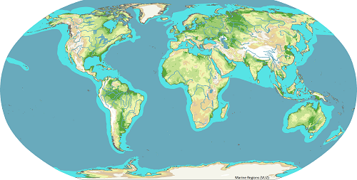 continental shelves