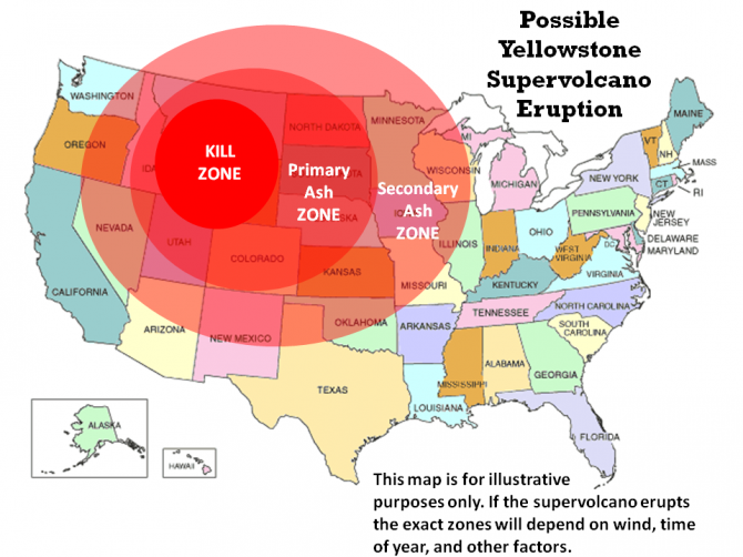 Yellowstone eruption