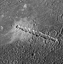 crater chain Ganymede