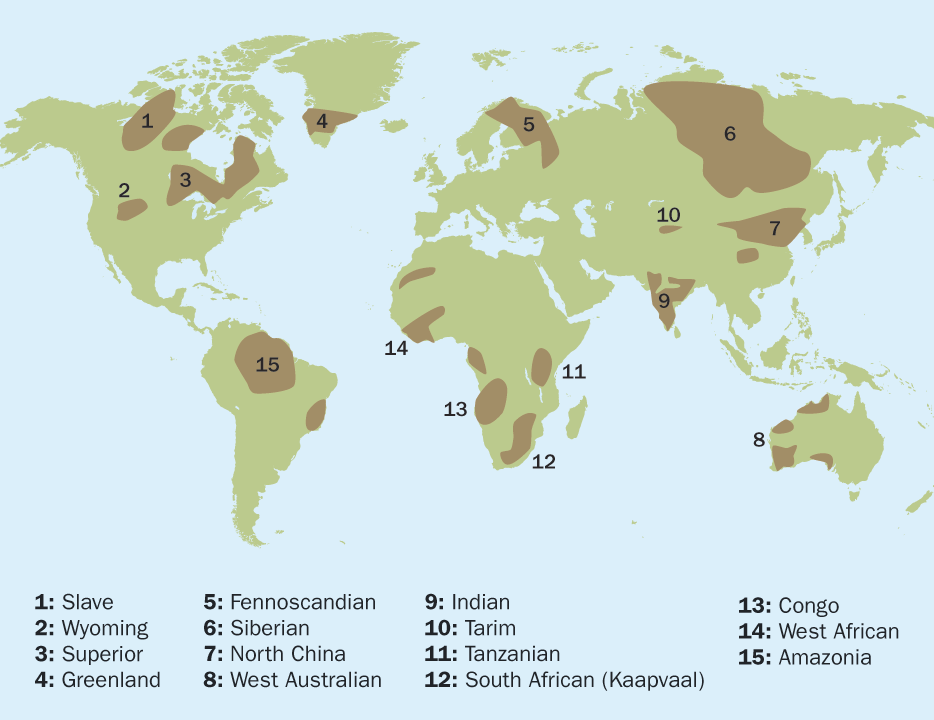 craton map